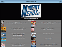 Tablet Screenshot of naughtynerdy.net